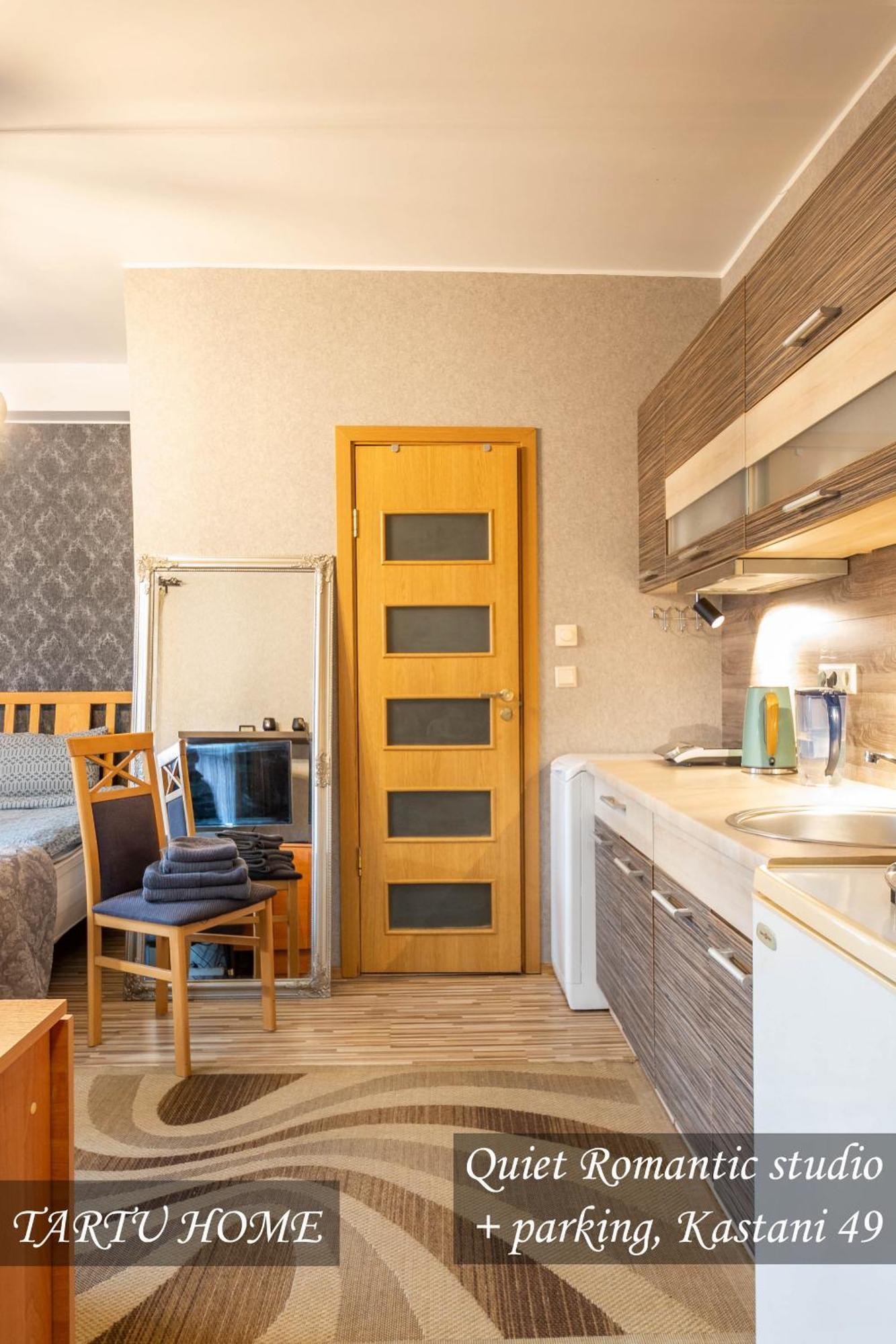 Quiet Romantic Studio Plus Parking, Tartu Home Экстерьер фото
