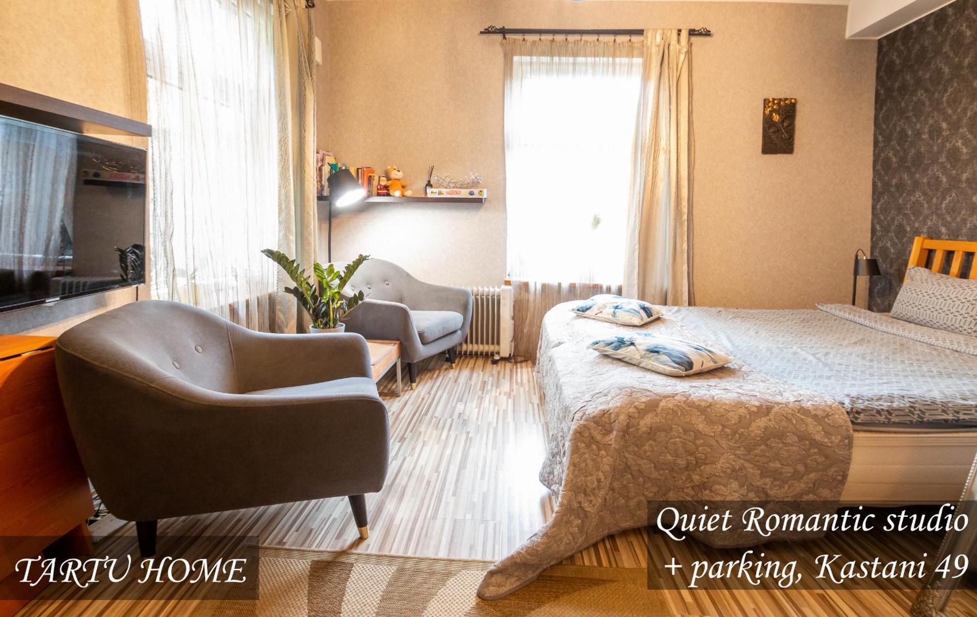 Quiet Romantic Studio Plus Parking, Tartu Home Экстерьер фото